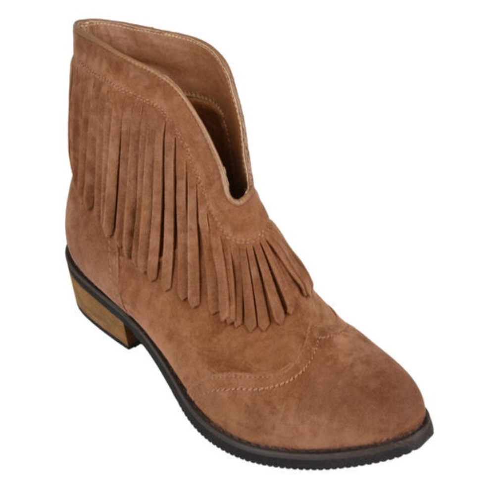 Lilianna Theory-1 Fringe Ankle Bootie